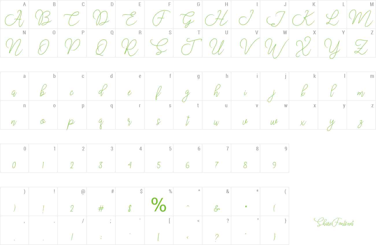 Font Moon Chin preview